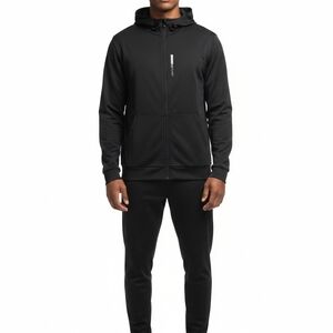 Men's Black Hoodie Jacket